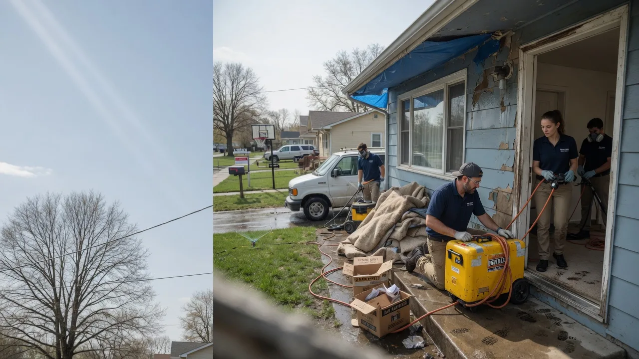 Basement Flood Cleanup in Oologah, OK near me